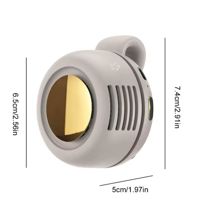 Mini Bladeless Portable Fan with Clip White